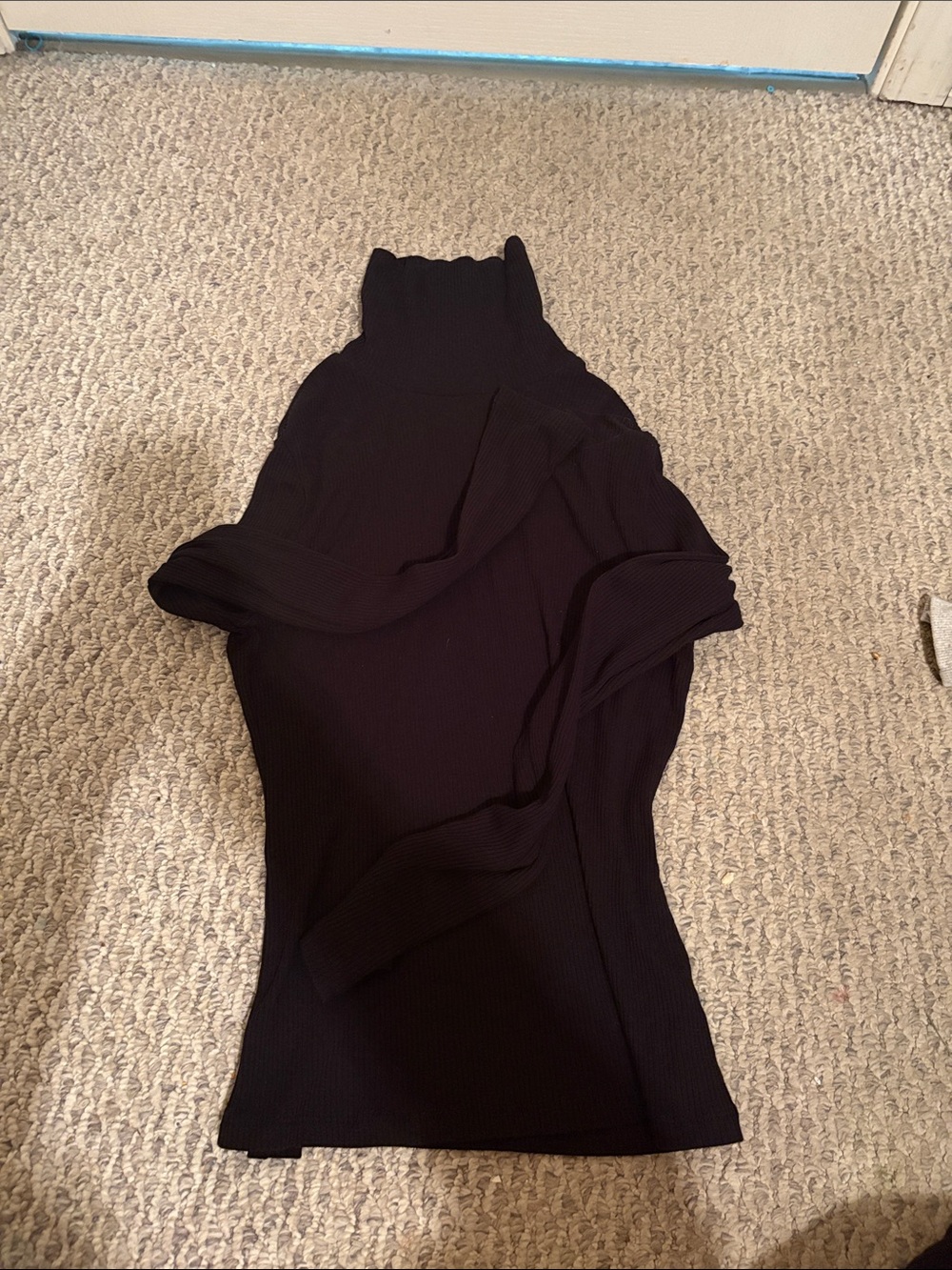 Old Navy Black Ribbed Turtleneck Sweater